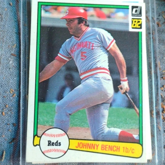 Donruss Other - Johnny Bench Pair of BB Cards